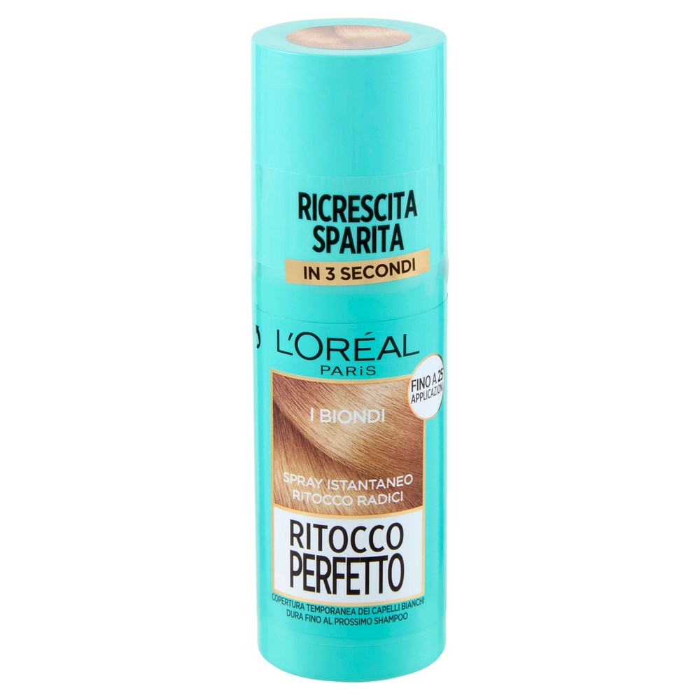 L'Oréal Paris Ritocco Perfetto Spray Istantaneo Ritocco Radici, i Biondi, 75 ml